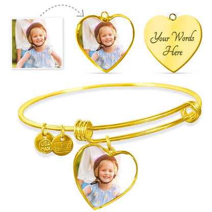 My Loved Ones Customizable Heart Bracelet